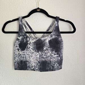 Like New Lululemon Athletica Gray Tie-Dye Sports Bra Size 6